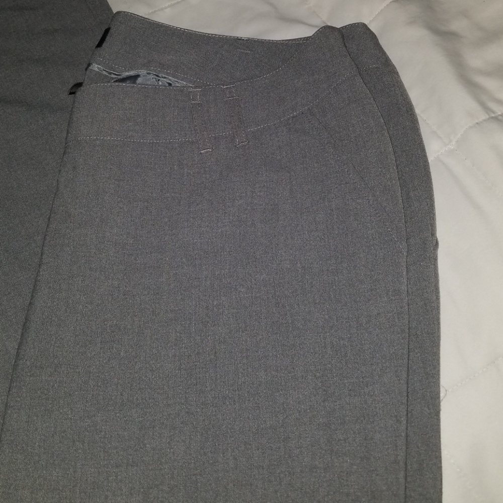 Gray dress pants
